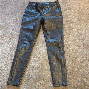 Shimmering Metallic Pants